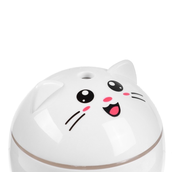 Увлажнитель HM-16 "Котенок", ультразвуковой, 0.23 л, 2 Вт,  подсветка, USB ( в комп-те)