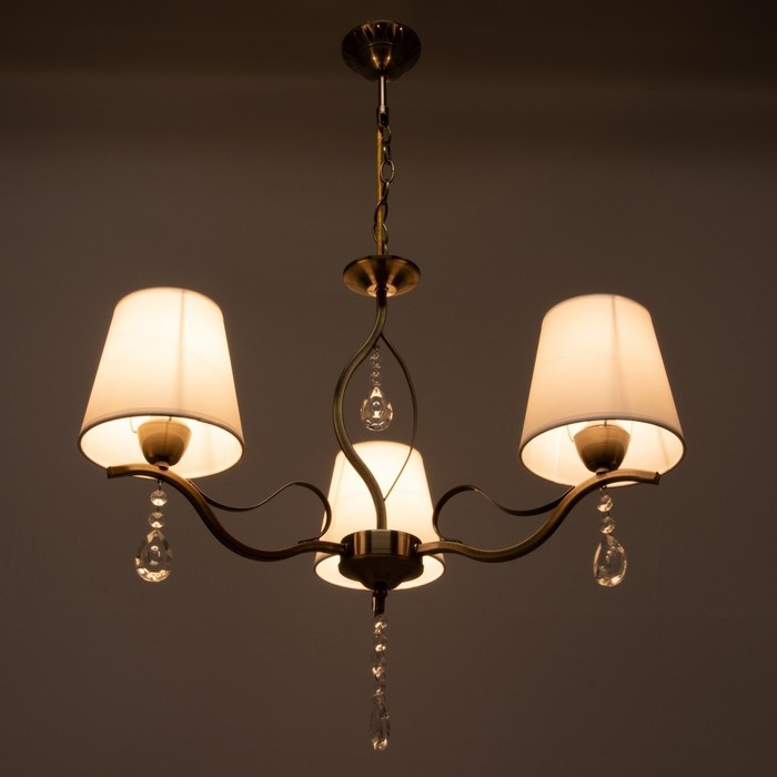 Люстра "Жаклин" 3х40Вт E14 бронза 63х63х73 см BayerLux