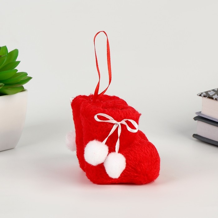 Новый год! Конфетница «Сапожки», с бомбошками Новый год! Конфетница «Сапожки», с бомбошками