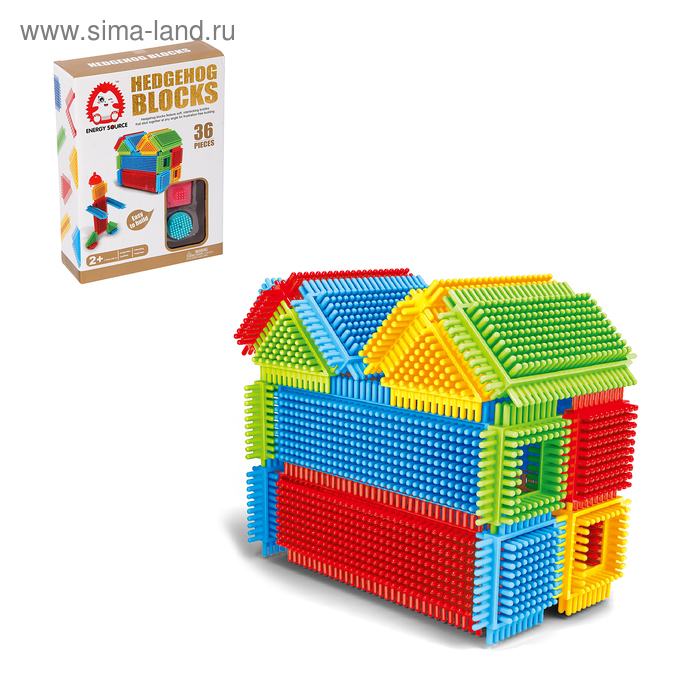 Конструктор игольчатый BRISTLES «Домик», 36 деталей Конструктор игольчатый BRISTLES «Домик», 36 деталей