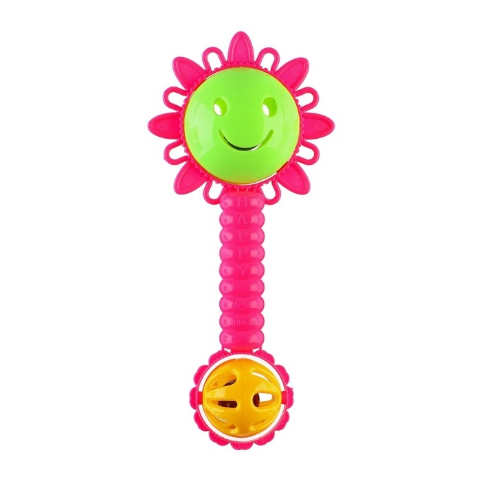 Погремушка «Солнышко», цвет МИКС, Крошка Я Погремушка «Солнышко», цвет МИКС, Крошка Я