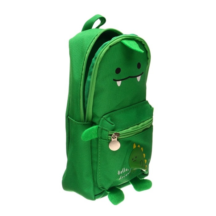 Пенал школьный на молнии Calligrata Пенал школьный на молнии Calligrata "Зверушка", 2 отделения, МИКС