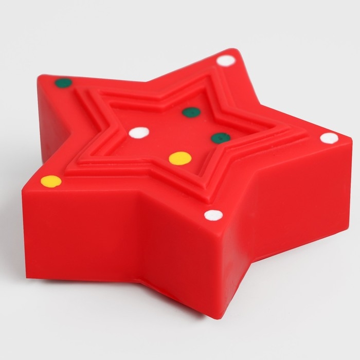 Игрушка пищащая  Игрушка пищащая "Звезда", виниловая, 8 х 8 см
