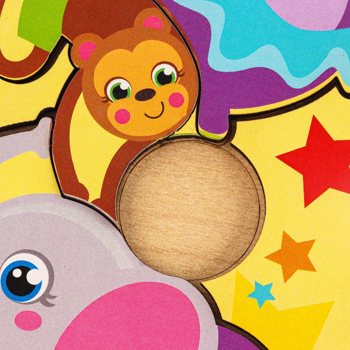 Головоломка логическая «Животные в цирке» 30х10 см Головоломка логическая «Животные в цирке» 30х10 см