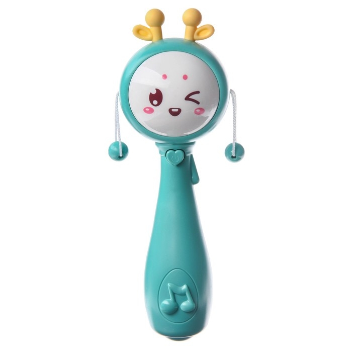 Погремушка «Барабанчик», музыкальная, цвет МИКС, Крошка Я Погремушка «Барабанчик», музыкальная, цвет МИКС, Крошка Я