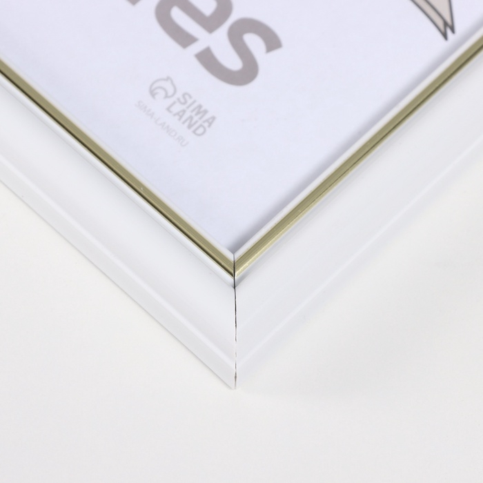 Фоторамка пластик Фоторамка пластик "Пиксель" 30х40 см, белый