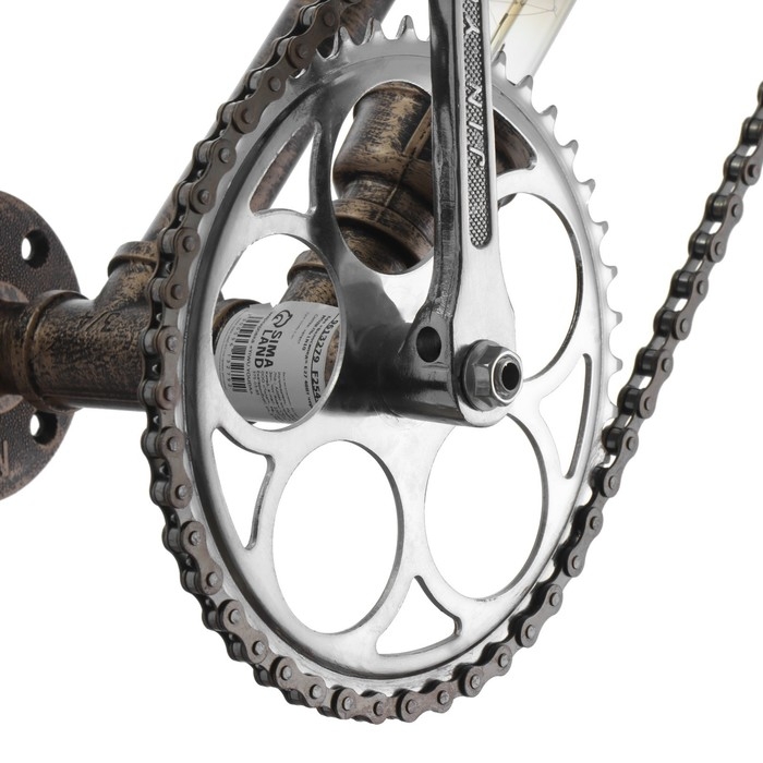 Бра "Велосипед" Е27 40Вт черный 59х19х30см