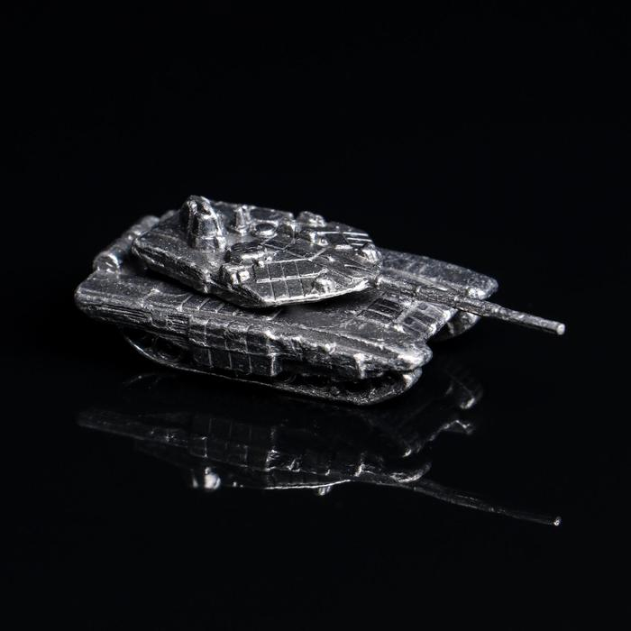 Оловянная фигурка Оловянная фигурка "Коллекция Танки. Танк Т-90 Владимир", латунь