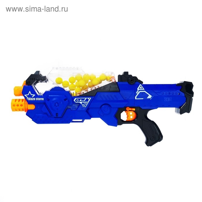 Бластер «Рейн», стреляет мягкими пулями, работает от батареек Бластер «Рейн», стреляет мягкими пулями, работает от батареек