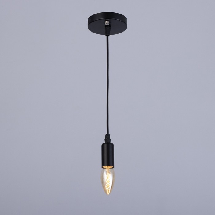 Светильник BayerLux 1929/1BK E14 40Вт черный 4х5х105 см Светильник BayerLux 1929/1BK E14 40Вт черный 4х5х105 см