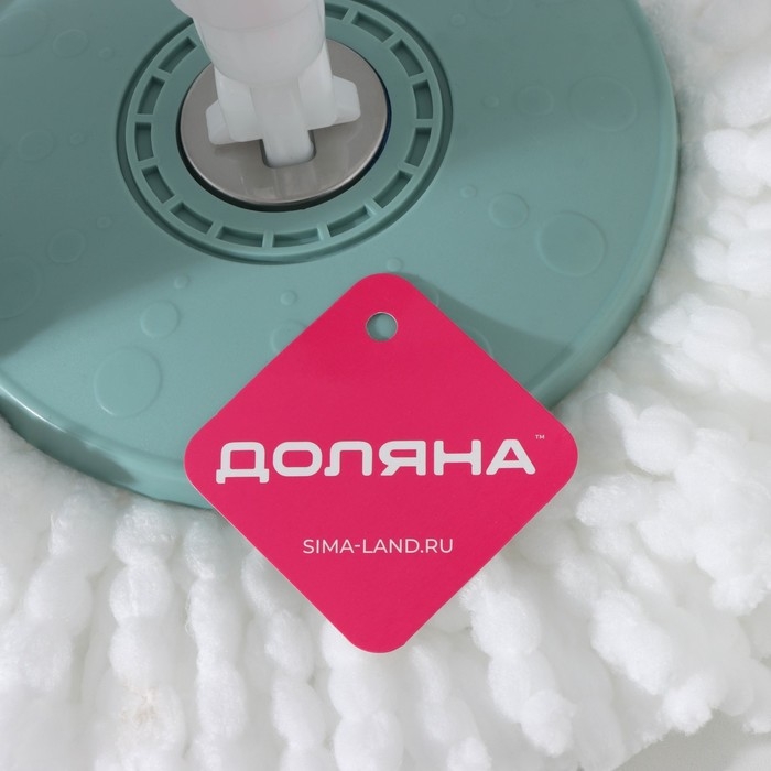 Швабра для мытья пола Доляна, металлический наконечник, микрофибра, телескопическая ручка 77-109 см Швабра для мытья пола Доляна, металлический наконечник, микрофибра, телескопическая ручка 77-109 см