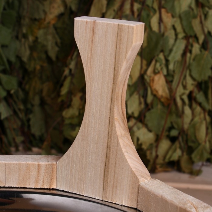 Шайка-таз из липы, 5 л, двуручная,нержавеющая вставка, Русский узор Шайка-таз из липы, 5 л, двуручная,нержавеющая вставка, Русский узор