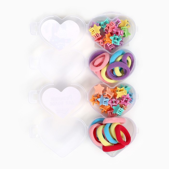 Набор подарочный, резинка для волос 20 шт, заколка крабик 20 шт, Гравити Фолз Набор подарочный, резинка для волос 20 шт, заколка крабик 20 шт, Гравити Фолз