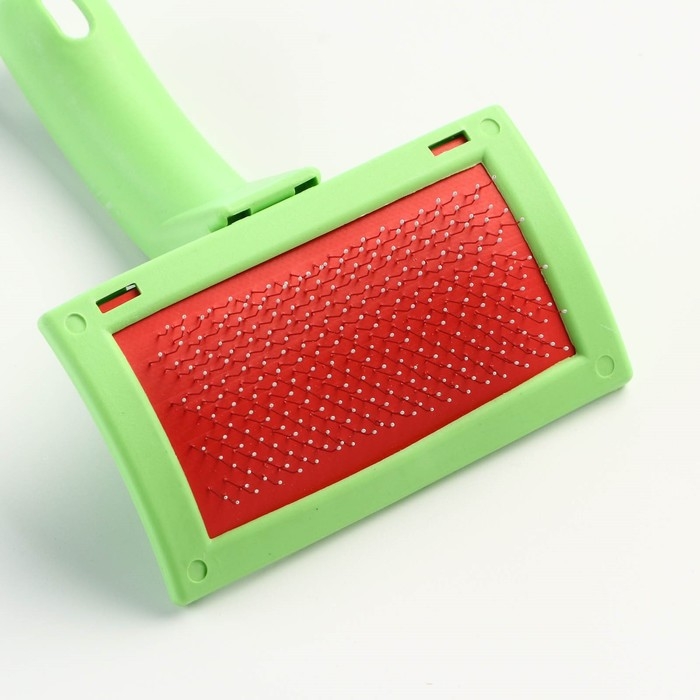 Пуходерка с каплями, эргономичная ручка, 10 х 15 см, зелёная Пуходерка с каплями, эргономичная ручка, 10 х 15 см, зелёная