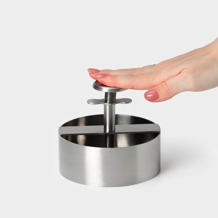 Пресс для бургеров Magistro Steel, 14×11,5 см, 304 сталь Пресс для бургеров Magistro Steel, 14×11,5 см, 304 сталь