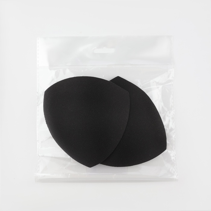 Чашки для бюстгальтера «Треугольник», евро 70-75, пара, цвет чёрный Чашки для бюстгальтера «Треугольник», евро 70-75, пара, цвет чёрный