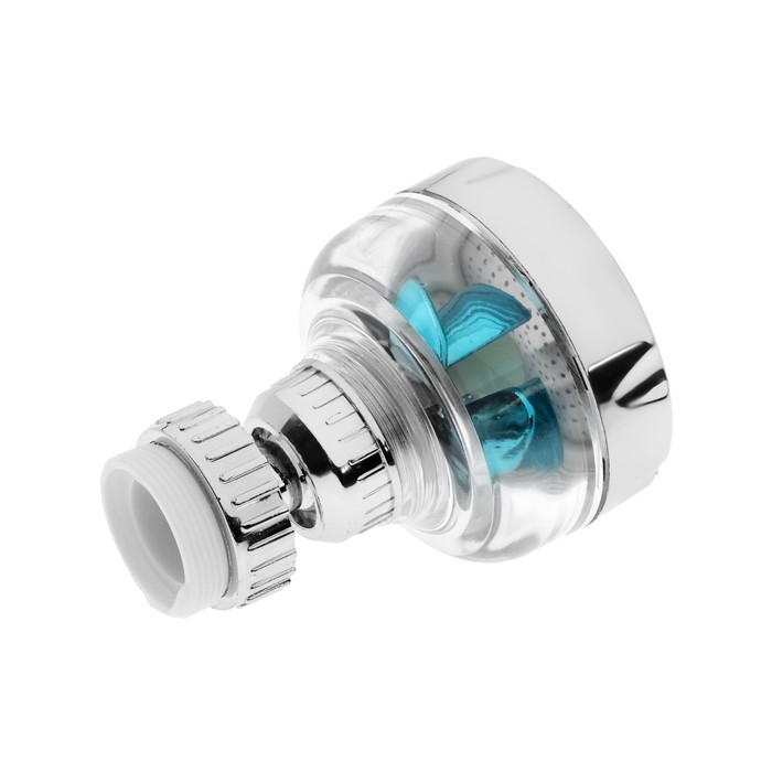 Аэратор ZEIN, регулировка потока, вентилятор, пластик, сетка нерж., прозрачный/хром Аэратор ZEIN, регулировка потока, вентилятор, пластик, сетка нерж., прозрачный/хром