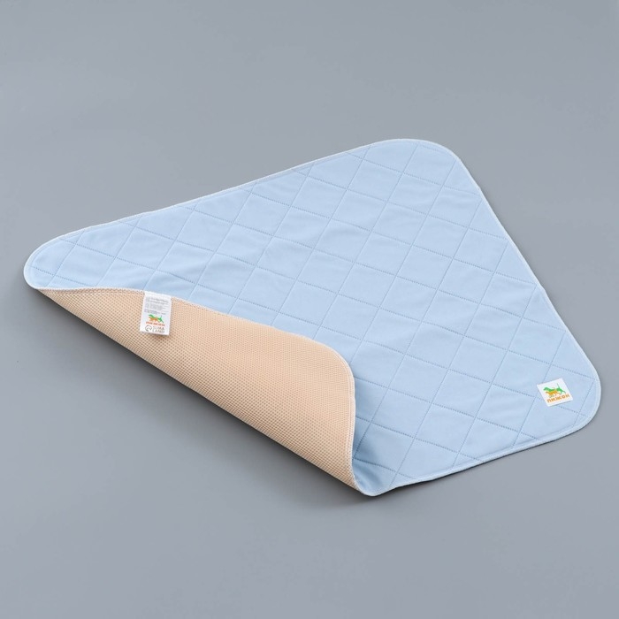 Пелёнка для животных многоразовая впитывающая, 70 х 60 см, графит Пелёнка для животных многоразовая впитывающая, 70 х 60 см, графит