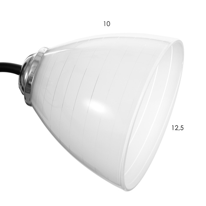 Люстра Люстра "Девин" 3хЕ27 40Вт черно-хромовый 55х55х30 см BayerLux