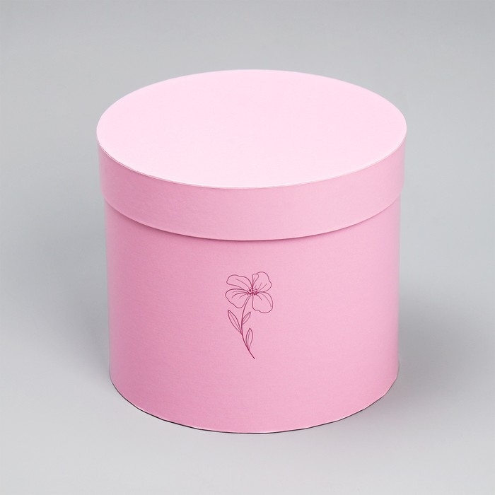 Набор шляпных коробок 3 в 1, упаковка подарочная, «Цветы», 16 х 16 х 14‒20 х 20 х 17 см