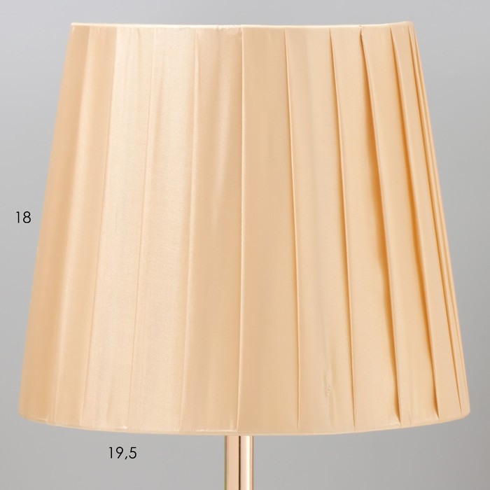 Настольная лампа Настольная лампа "Риволи" Е27 40Вт черный золото 19х19х36 см RISALUX