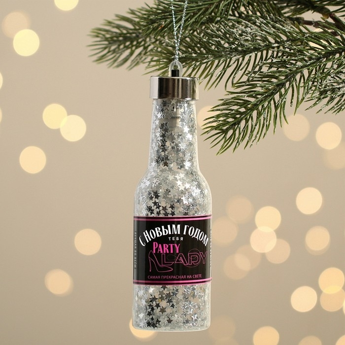 Елочная игрушка новогодняя с гирляндой «Новый год: С новым годом», 14,2 х 4,2 см Елочная игрушка новогодняя с гирляндой «Новый год: С новым годом», 14,2 х 4,2 см