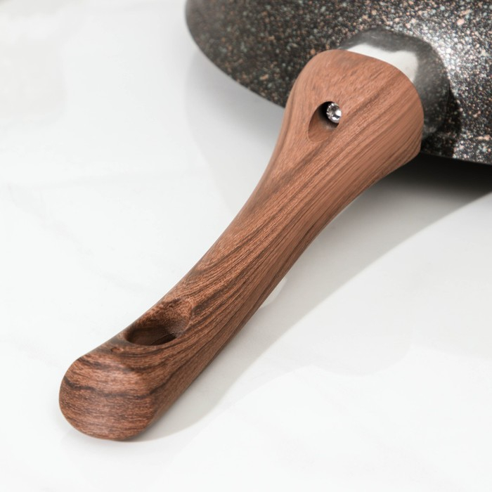 Сковорода Granit Ultra original, d=28 см, пластиковая ручка, антипригарное покрытие, цвет чёрный Сковорода Granit Ultra original, d=28 см, пластиковая ручка, антипригарное покрытие, цвет чёрный