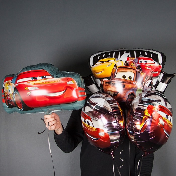 Шар фольгированный 22 Шар фольгированный 22" «Тачки. Молния МакКуин», фигура