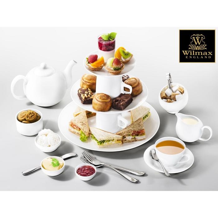 Тарелка фарфоровая пирожковая с утолщённым краем Wilmax Olivia Pro, d=15 см, цвет белый Тарелка фарфоровая пирожковая с утолщённым краем Wilmax Olivia Pro, d=15 см, цвет белый