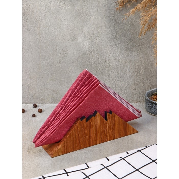 Салфетница «Гора», 18,5×7 см, дуб Салфетница «Гора», 18,5×7 см, дуб