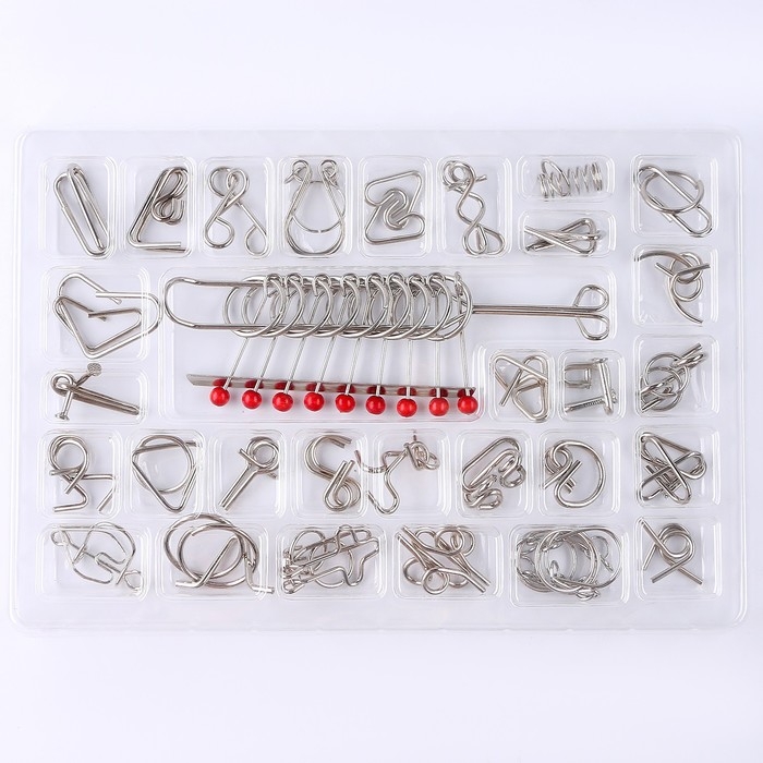 Металлическая головоломка 30 шт Металлическая головоломка 30 шт "Корея"