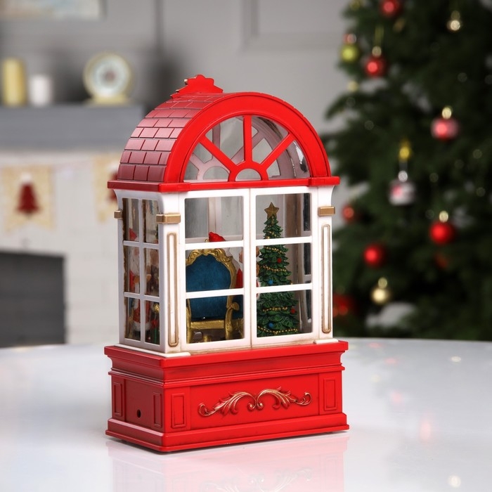 Светодиодная фигура «Дед Мороз в арке» 13.5 × 22 × 7.8 см, пластик, батарейки ААх3 (не в комплекте), USB, свечение тёплое белое Светодиодная фигура «Дед Мороз в арке» 13.5 × 22 × 7.8 см, пластик, батарейки ААх3 (не в комплекте), USB, свечение тёплое белое