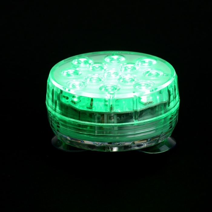 Светильник подводный с ПДУ, 13 LED, 4 Вт, IP68, RGB, таймер, от батареек 3*AAA (не в компл.)   99494 Светильник подводный с ПДУ, 13 LED, 4 Вт, IP68, RGB, таймер, от батареек 3*AAA (не в компл.)   99494