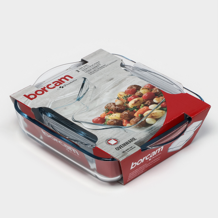 Набор форм для запекания Borcam, 2 предмета: 1,95 л, 1,04 л Набор форм для запекания Borcam, 2 предмета: 1,95 л, 1,04 л