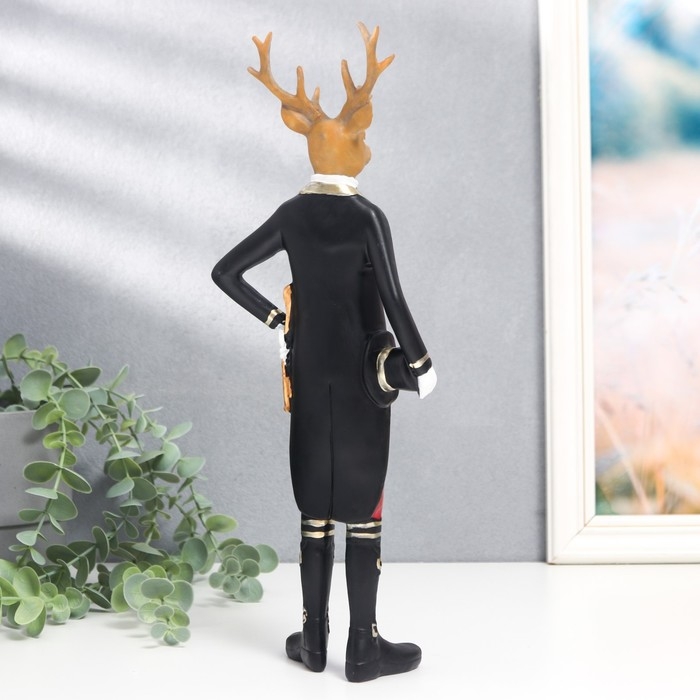 Сувенир полистоун Сувенир полистоун "Олени в комзолах" набор 2 шт 35х13х7 см