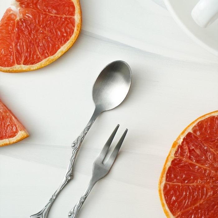 Набор столовых приборов из нержавеющей стали Magistro «Вудс», 2 предмета, цвет серебряный Набор столовых приборов из нержавеющей стали Magistro «Вудс», 2 предмета, цвет серебряный