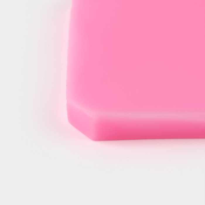 Молд новогодний «Снегопад», силикон, 11×6,8×0,6 см, цвет розовый Молд новогодний «Снегопад», силикон, 11×6,8×0,6 см, цвет розовый