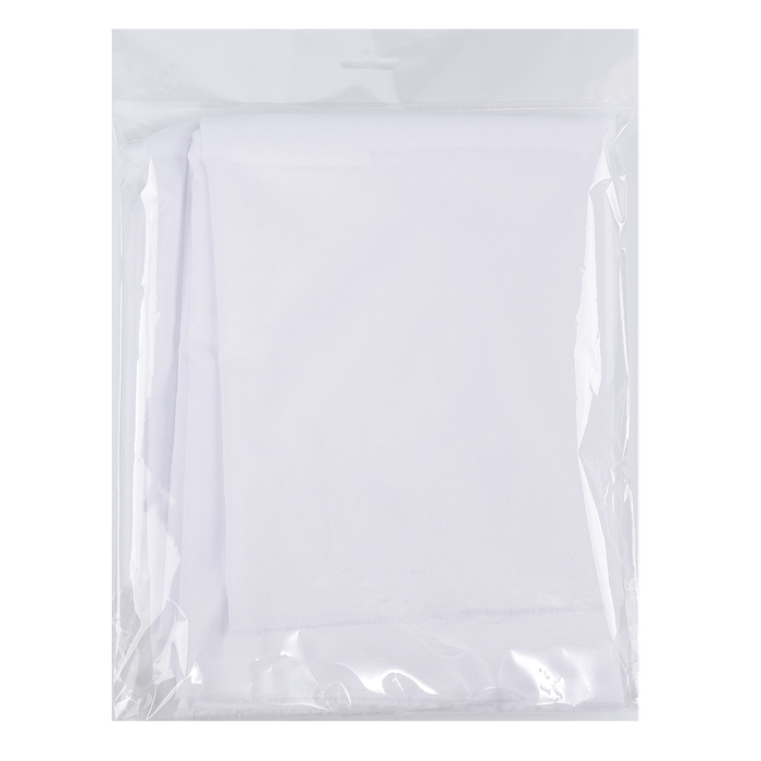 Лоскут ткань сорочечная, цвет белый, 100 × 150 см