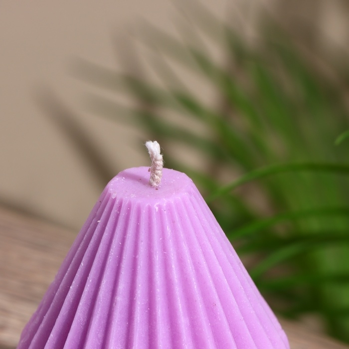 Свеча  Свеча "Груша в ромбик" 6х6х8 см, соевый воск МИКС