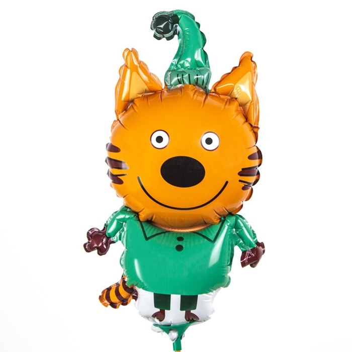 Шар фольгированный 14 Шар фольгированный 14" «Три Кота. Компот», мини-фигура, набор 5 шт.