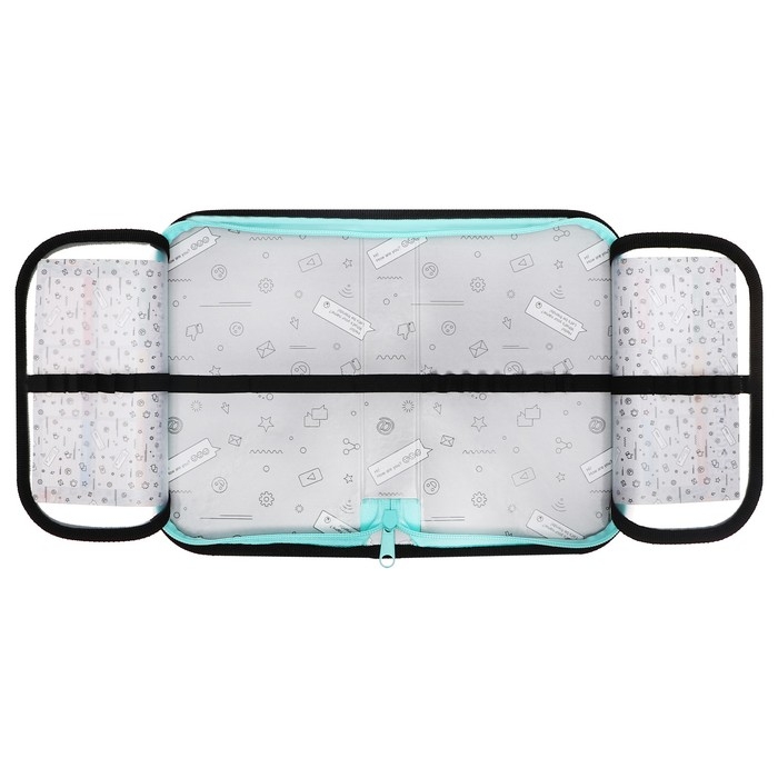 Пенал 1 секция, 130 х 210 х 40 мм, 2 откидные планки, тканевый, Calligrata TOP, Content Пенал 1 секция, 130 х 210 х 40 мм, 2 откидные планки, тканевый, Calligrata TOP, Content "Гусь"