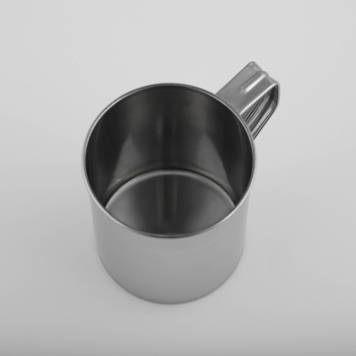 Кружка из нержавеющей стали Доляна &laquo;Индия&raquo;, 280 мл, d=7,4 см