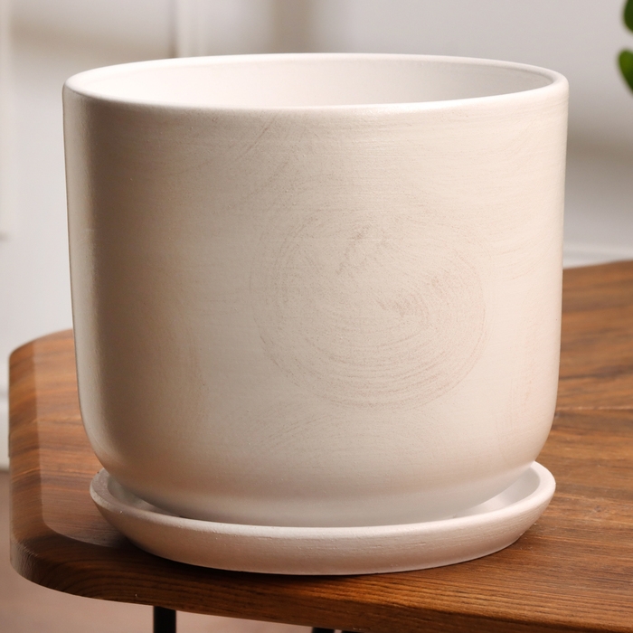 Горшок цветочный Орион белый 3 л Горшок цветочный Орион белый 3 л