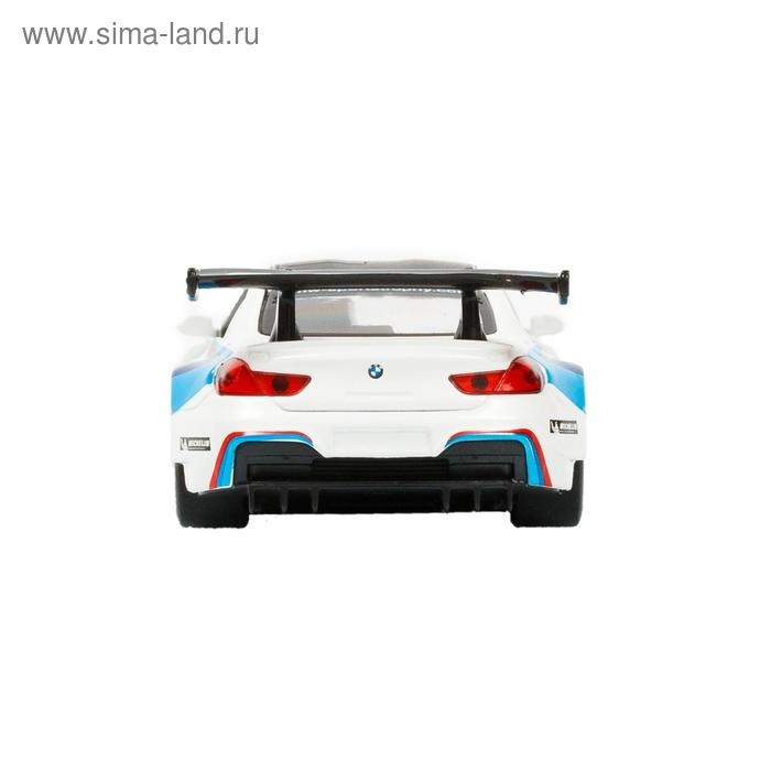 Машина металлическая BMW M6, 1:43, инерция, открываются двери, цвет белый Машина металлическая BMW M6, 1:43, инерция, открываются двери, цвет белый