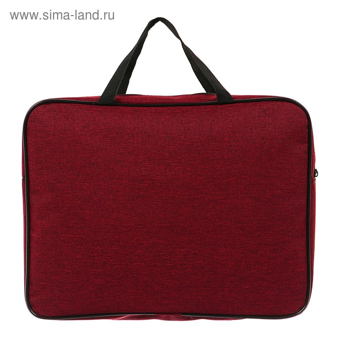 Папка с ручками текстиль А4, 350 х 270мм, Офис, ПДМ-111, Бургунди Папка с ручками текстиль А4, 350 х 270мм, Офис, ПДМ-111, Бургунди