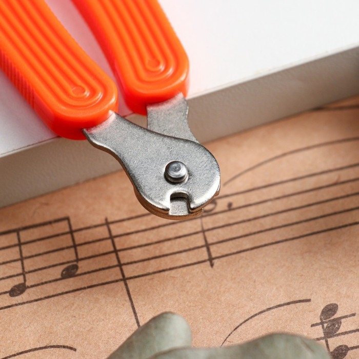 Машинка для намотки 3в1 Music Life, намотка, съем, резка струн, оранжевая Машинка для намотки 3в1 Music Life, намотка, съем, резка струн, оранжевая