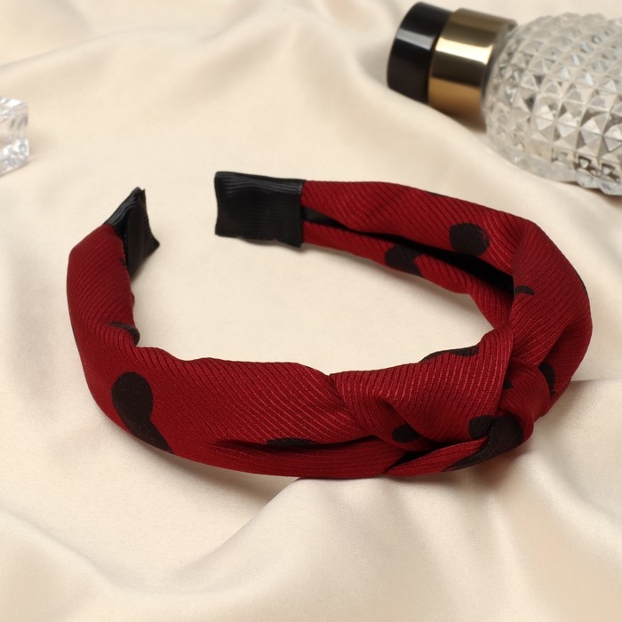 Ободок для волос Ободок для волос "Берит" сердца, 3 см, красный