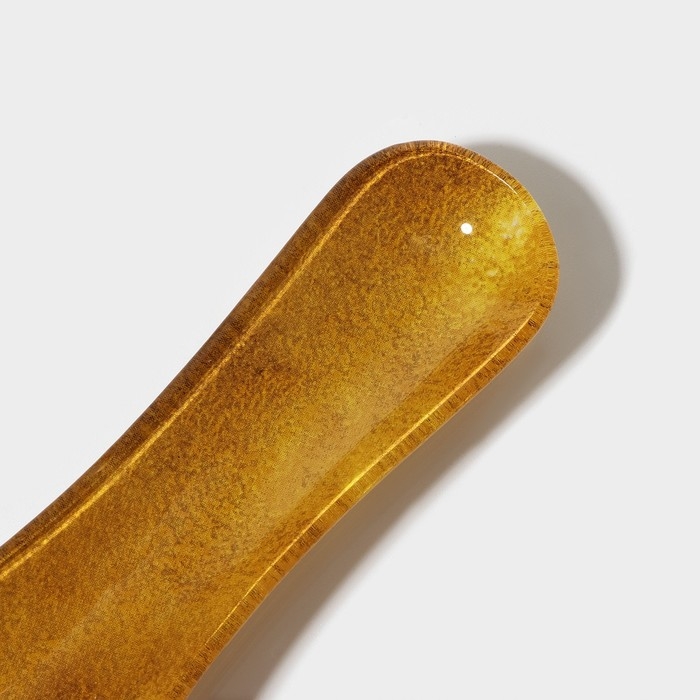 Подставка стеклянная под ложку Доляна «Романтичный киви», 23,5×8,3×1,5 см Подставка стеклянная под ложку Доляна «Романтичный киви», 23,5×8,3×1,5 см