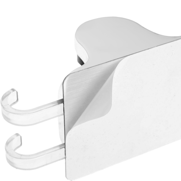 Держатель для душевой лейки ZEIN Z123, самоклеющейся, регулируемый, с крючком, хром Держатель для душевой лейки ZEIN Z123, самоклеющейся, регулируемый, с крючком, хром