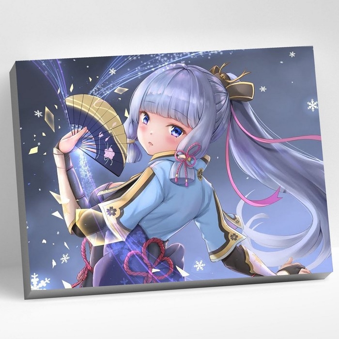 Картина по номерам 30 × 40 см «Геншин» «Аяка» 27 цветов Картина по номерам 30 × 40 см «Геншин» «Аяка» 27 цветов